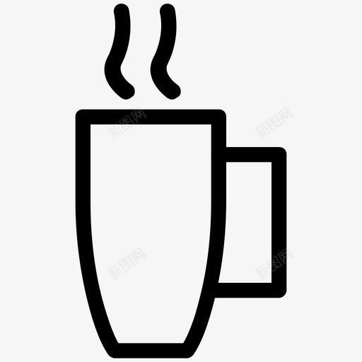马克杯杯内咖啡茶图标svg_新图网 https://ixintu.com 咖啡杯 杯中茶 杯内咖啡 热茶 热饮 热饮料 茶 茶logo 马克杯