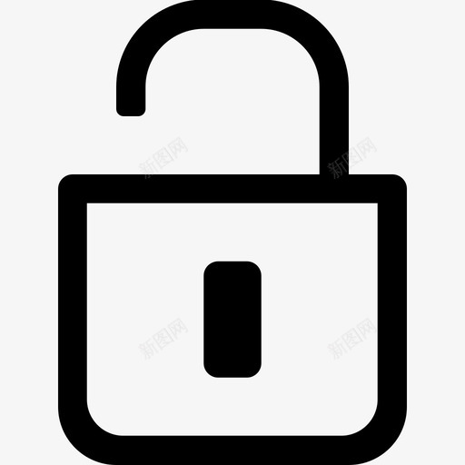 锁储物柜打开图标svg_新图网 https://ixintu.com 保险箱 储物柜 安全 打开 挂锁 解锁 锁