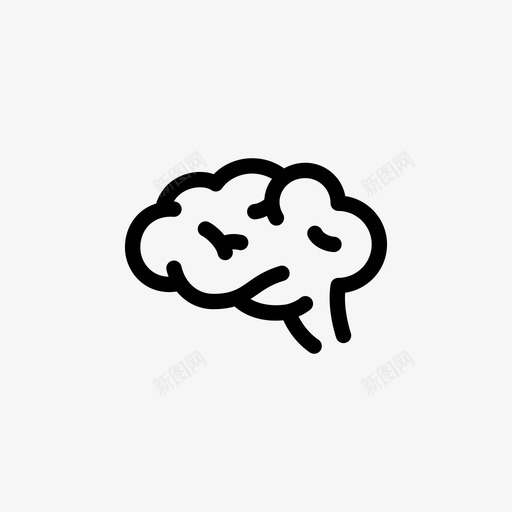 大脑智力知识图标svg_新图网 https://ixintu.com 保健 医学 器官 大脑 思维 智力 知识 神经学 神经科学 观念
