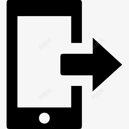 手机上传手机文件图标svg_新图网 https://ixintu.com 传送 手机 手机上传 文件
