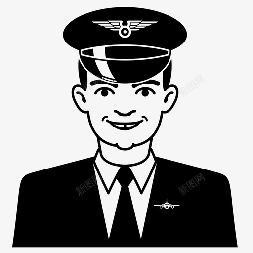 飞行员旅行者职业图标svg_新图网 https://ixintu.com 人物 工作 帽子 旅行者 职业 脸 飞行 飞行员