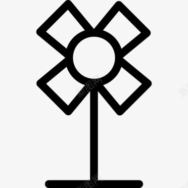 风扇空气电风扇图标图标