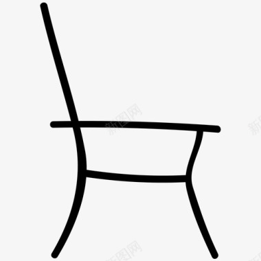 椅子家具涂鸦图标图标
