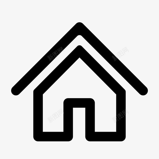 房屋业主私人图标svg_新图网 https://ixintu.com 业主 住宅 住户 庇护所 房地产 房屋 房间 村庄 物业 疗养院 私人