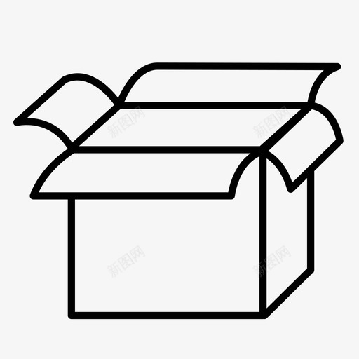 箱子仓库方箱图标svg_新图网 https://ixintu.com 仓库 包装 我画的东西 方箱 移动箱 空箱 箱子 组织 装运箱