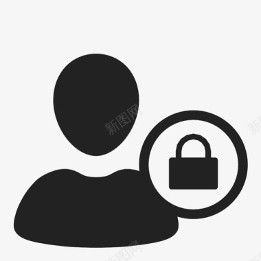 锁定用户失败密码安全性图标图标
