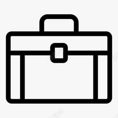 公文包手提包商务旅行图标图标