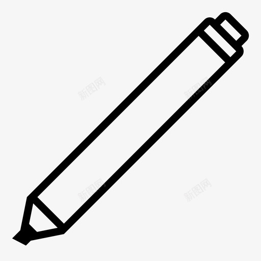 钢笔刻字线条图标svg_新图网 https://ixintu.com 书写 刻字 墨水 标记 笔帽 素描 线条 记号笔 记号笔第2卷 轮廓 钢笔 铅笔 锐利笔