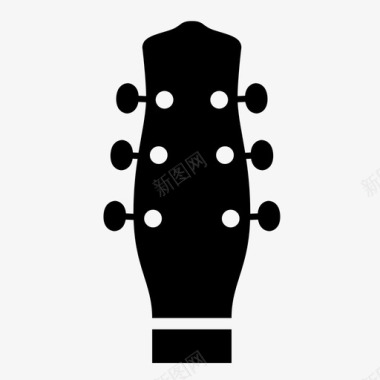 丹电吉他主轴箱乐器螺母图标图标