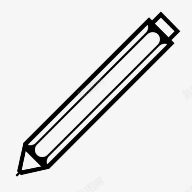 机械铅笔文具写作图标图标