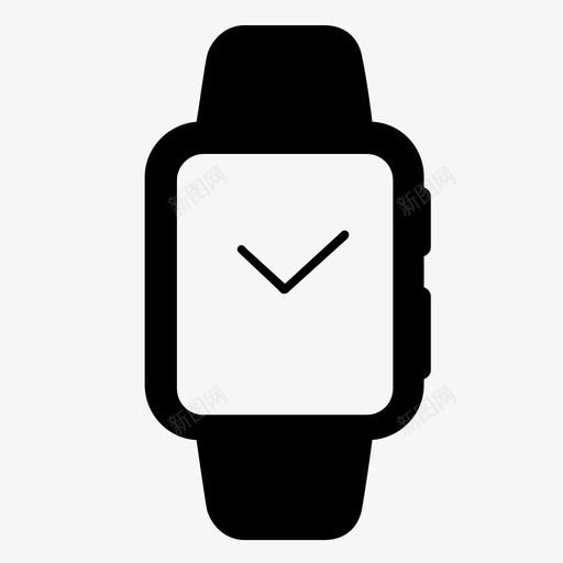 苹果手表苹果智能手表智能手表应用程序图标svg_新图网 https://ixintu.com 智能手表应用程序 苹果手表 苹果智能手表