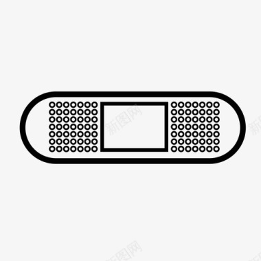 绷带急救受伤图标图标