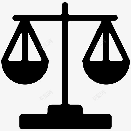 正义法律符号平衡尺度图标svg_新图网 https://ixintu.com 工具实体图标 平等 平衡尺度 正义 法官 法律 法律和司法尺度 法律尺度 法律符号 法院