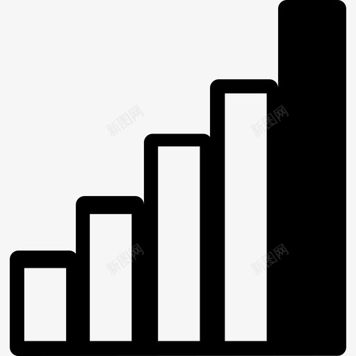 信号强度计算机和媒体2图标svg_新图网 https://ixintu.com 信号强度 计算机和媒体2