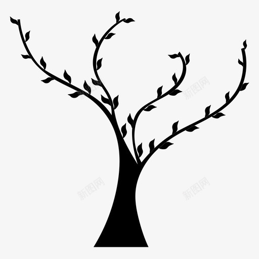 树木材可持续性图标svg_新图网 https://ixintu.com 公园 可持续性 室外 木材 树 树叶 树苗 森林 生态 绿色 苗木