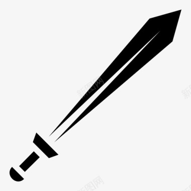 剑展示件军刀图标图标