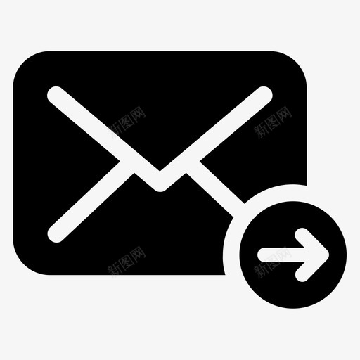 转发传递下一个图标svg_新图网 https://ixintu.com 下一个 传递 信件 发送 文件 文档 电子邮件 转发 通信 邮件
