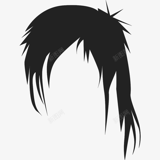 头发梳头理发图标svg_新图网 https://ixintu.com 修剪 头发 定型 时尚 梳头 洗发水 理发