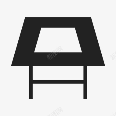 桌子表面工作室图标图标