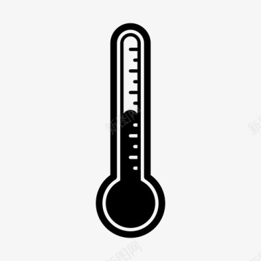 温度计摄氏度冷图标图标