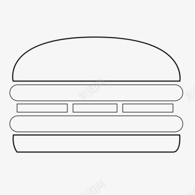 汉堡包使用人图标图标