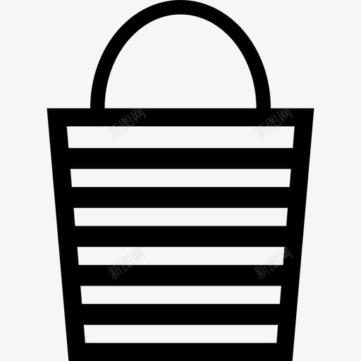 购物袋采购销售图标svg_新图网 https://ixintu.com 条纹 纸袋 购物中心 购物袋 采购 销售 集市