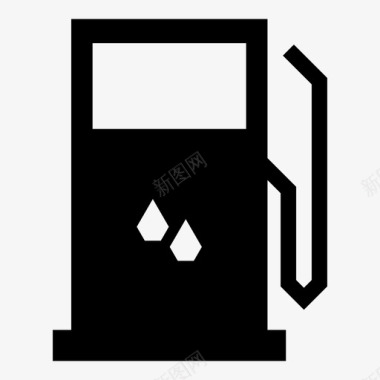 加油机加油站加油泵图标图标
