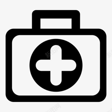 急救箱悲剧护士图标图标