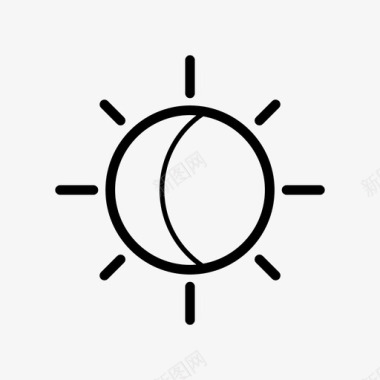 太阳夏天春天图标图标
