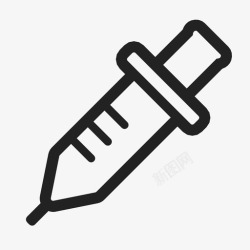 药医疗器械注射器休闲药接种疫苗图标高清图片
