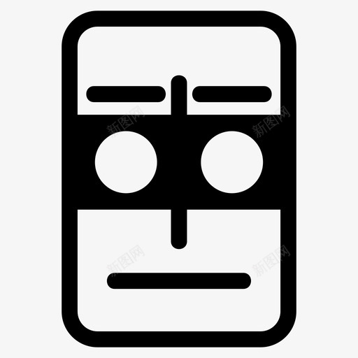 强盗面部表情情感图标svg_新图网 https://ixintu.com 卡片脸 商店扒手 小偷 强盗 情感 情绪 抢劫 抢劫犯 暴徒 面部表情