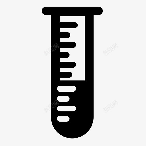 试管科学实验科学设备图标svg_新图网 https://ixintu.com 实验室设备 玻璃器皿 科学实验 科学设备 药品 诊所 试管