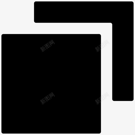 垫堆叠正方形图标svg_新图网 https://ixintu.com 副本 垫 堆叠 层 平滑实体图标 正方形 纸张 纸张打印 重叠 页面