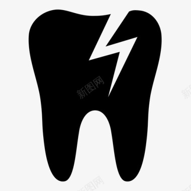 牙痛拔牙蛀牙图标图标