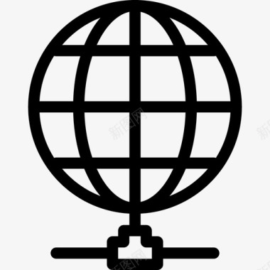全球网络跨国公司全球存在图标图标