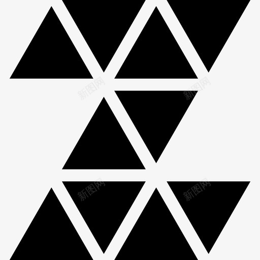 小三角形形状的多边形字母Z图标svg_新图网 https://ixintu.com 小三角形 形状的多边形字母Z