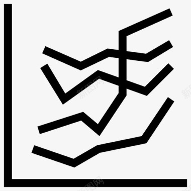 图表脉冲图报表图标图标