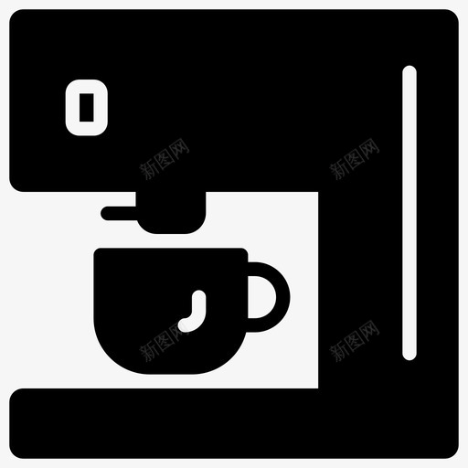 咖啡机马克杯早晨图标svg_新图网 https://ixintu.com 咖啡机 常规 拿铁 早晨 早晨常规 早餐 杯子 浓缩咖啡 爪哇咖啡 马克杯