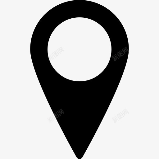 地图标记导航定位器svg_新图网 https://ixintu.com gps pin 位置标记 地图标记 地理标记 定位器 导航