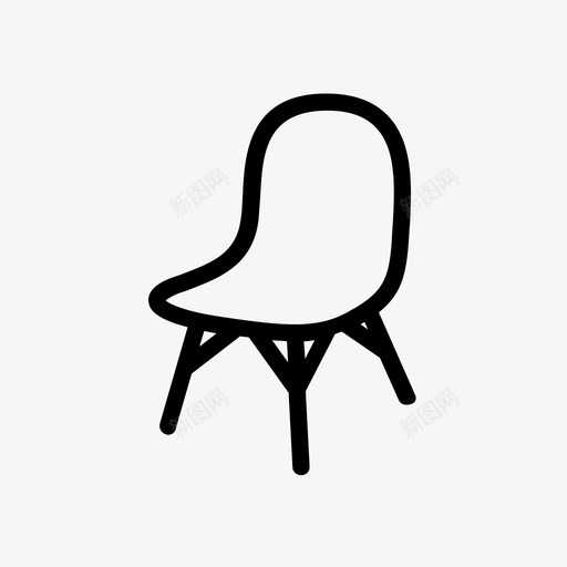 埃姆斯椅子椅子办公室图标svg_新图网 https://ixintu.com 不舒服 会议 办公室 埃姆斯椅子 家具 昂贵 椅子 艺术 设计