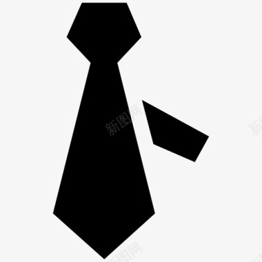 领带温莎正式图标图标
