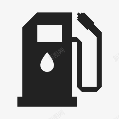 气泵加油站石油图标图标