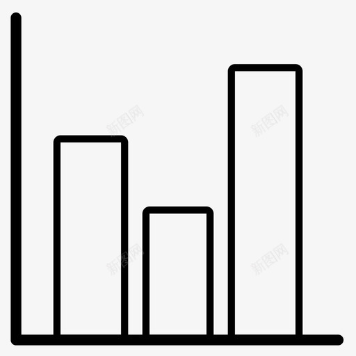 条形图图表列图标svg_新图网 https://ixintu.com 信息 列 图表 图表图标 数据 显示 条形图 柱形图 表格 集合