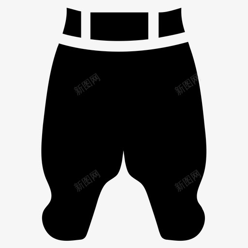 裤子舒适裤儿童裤图标svg_新图网 https://ixintu.com 儿童服装 儿童裤 宽松裤 服装 舒适裤 裤子