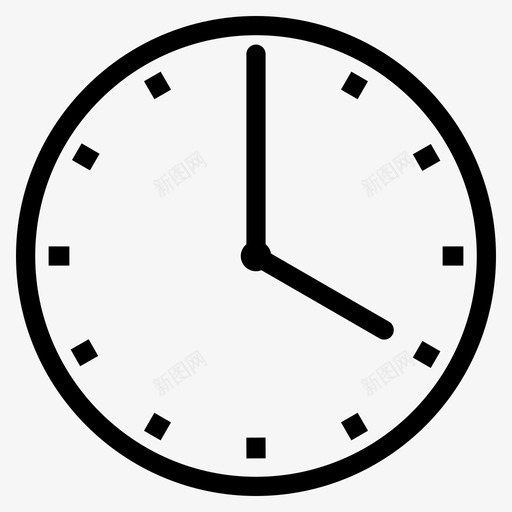 时钟4点小时图标svg_新图网 https://ixintu.com 4点 小时 时钟 时间 秒表 计时器