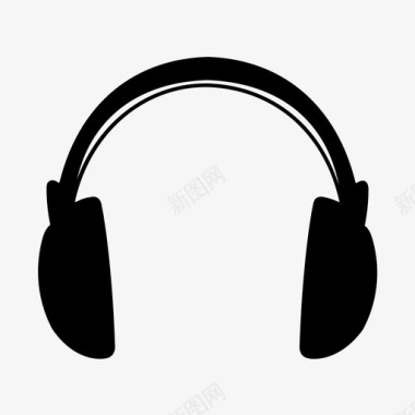 耳机低音耳朵图标图标