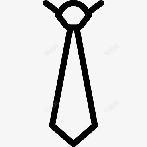 领带衣服配件系列图标svg_新图网 https://ixintu.com 衣服配件系列图标 领带