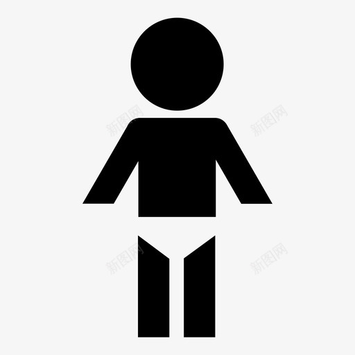 婴儿更换设施标志后代图标svg_新图网 https://ixintu.com 儿童 后代 婴儿 婴儿更换设施 尿布 引导系统 更衣室 标志 浴室