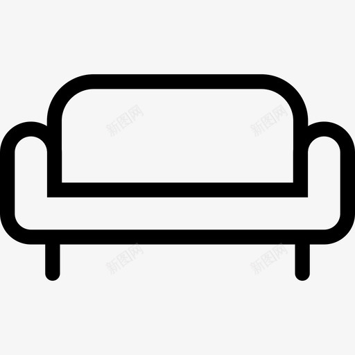 沙发家具休息室图标svg_新图网 https://ixintu.com 休息室 家具 沙发