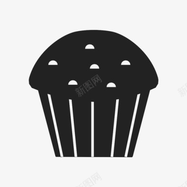 纸杯蛋糕甜点糕点图标图标